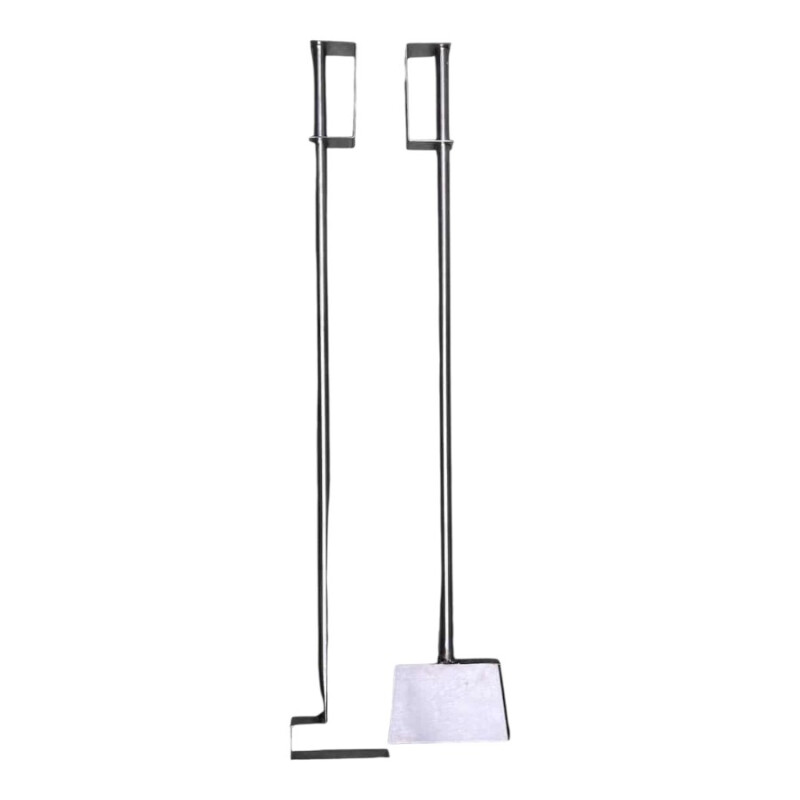 Pala y Correbraza Parrillero en Acero Inoxidable Pala y Correbraza Parrillero en Acero Inoxidable