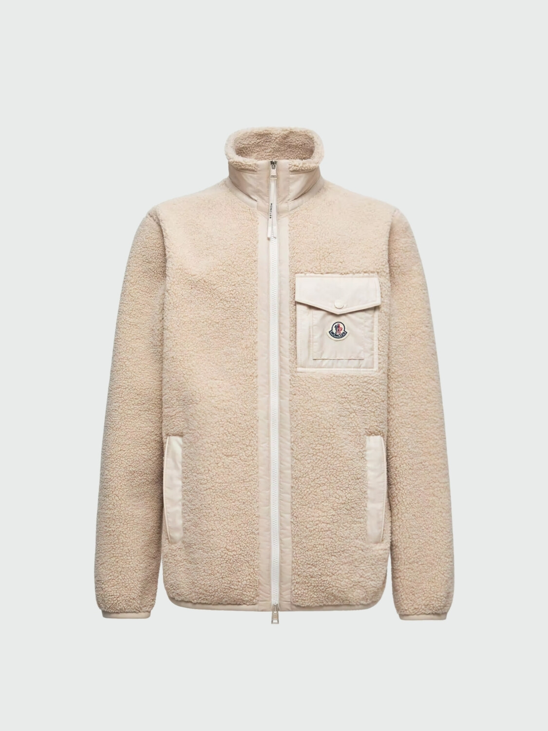 MONCLER - Buzo Teddy Aperta Alta Automática