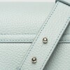 Mini bag Hana en cuero graneado Pearl Blue