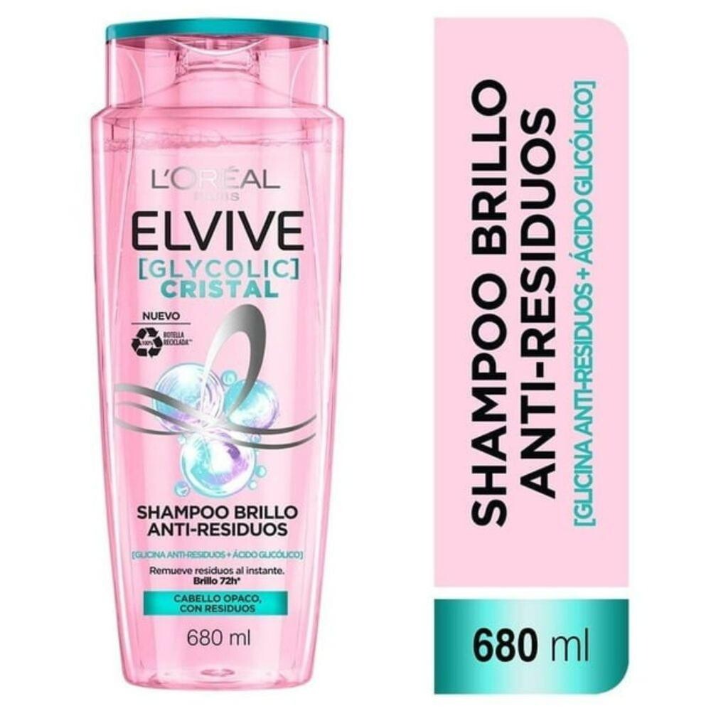 ELVIVE GLYCOLIC CRYSTAL SHAMPOO 680ML única
