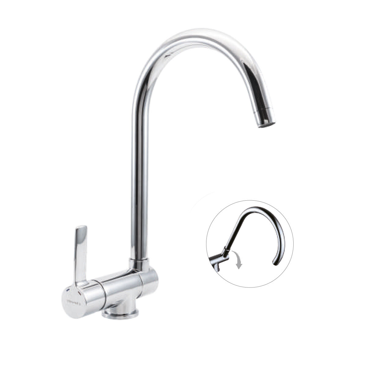 Griferia De Mesada De Cocina Abatible Clever 