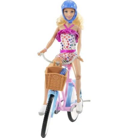 Set Muñeca Barbie Paseo en Bicicleta HBY28 001