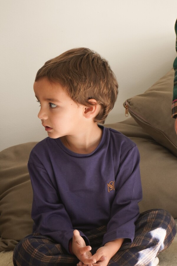 Mini Boy Sleepwalker Chocolate / Azul
