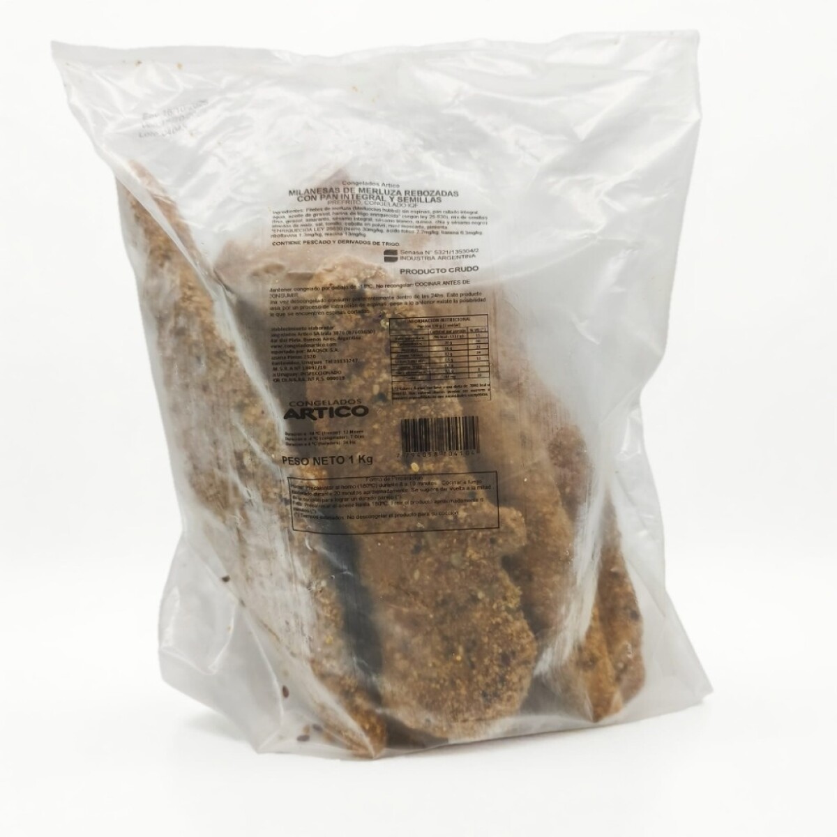 Milanesa Merluza Empanado Grueso 1k Artico 