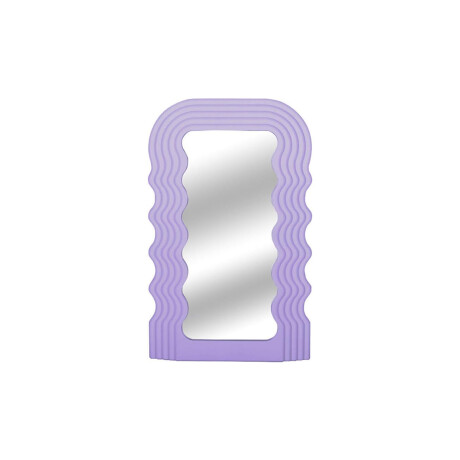 Espejo de tocador con marco en forma de ondas Violeta