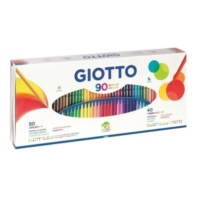 Set Giotto 90 Intense Colors (50 Lápices + 40 Marcadores) Set Giotto 90 Intense Colors (50 Lápices + 40 Marcadores)