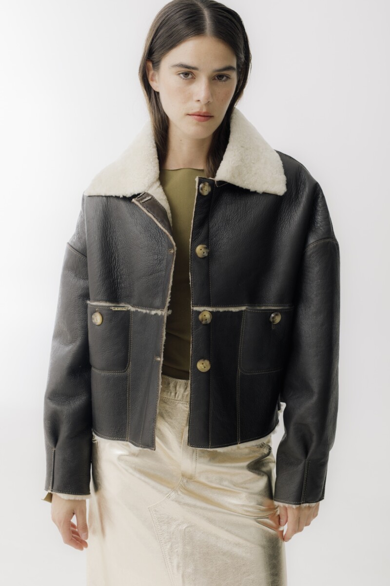 CAMPERA BRUMA NAPPALAN - Choco/beige 
