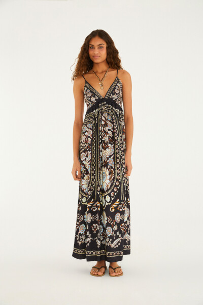 VESTIDO LARGO Negro