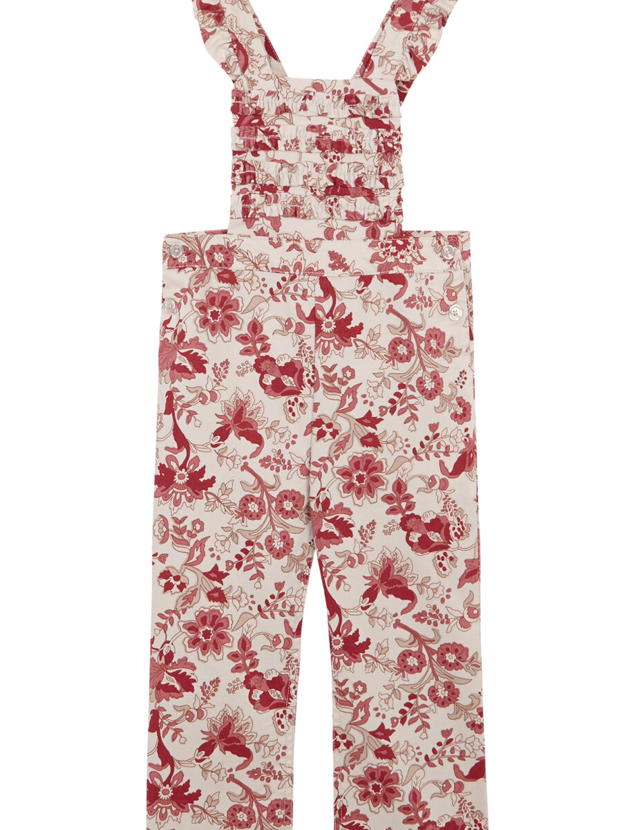 Pantalon Con Tirantes Rosa