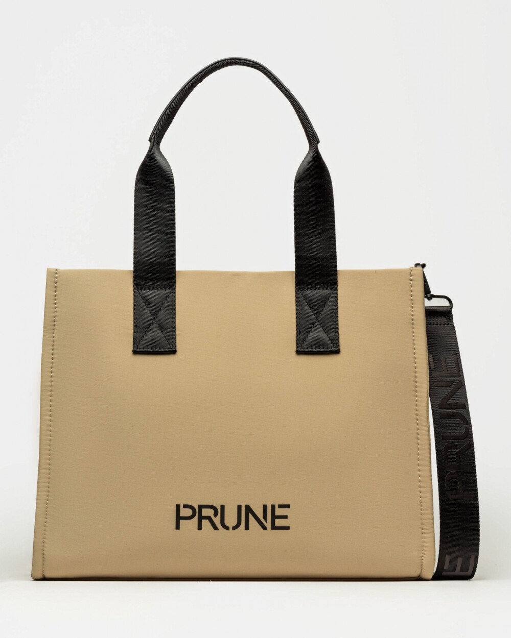 Cartera de mano Flight en nylon Taupe