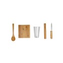 SET PARA CAIPIRINHA COCKTAIL BAMBU 5 PIEZAS MARRON