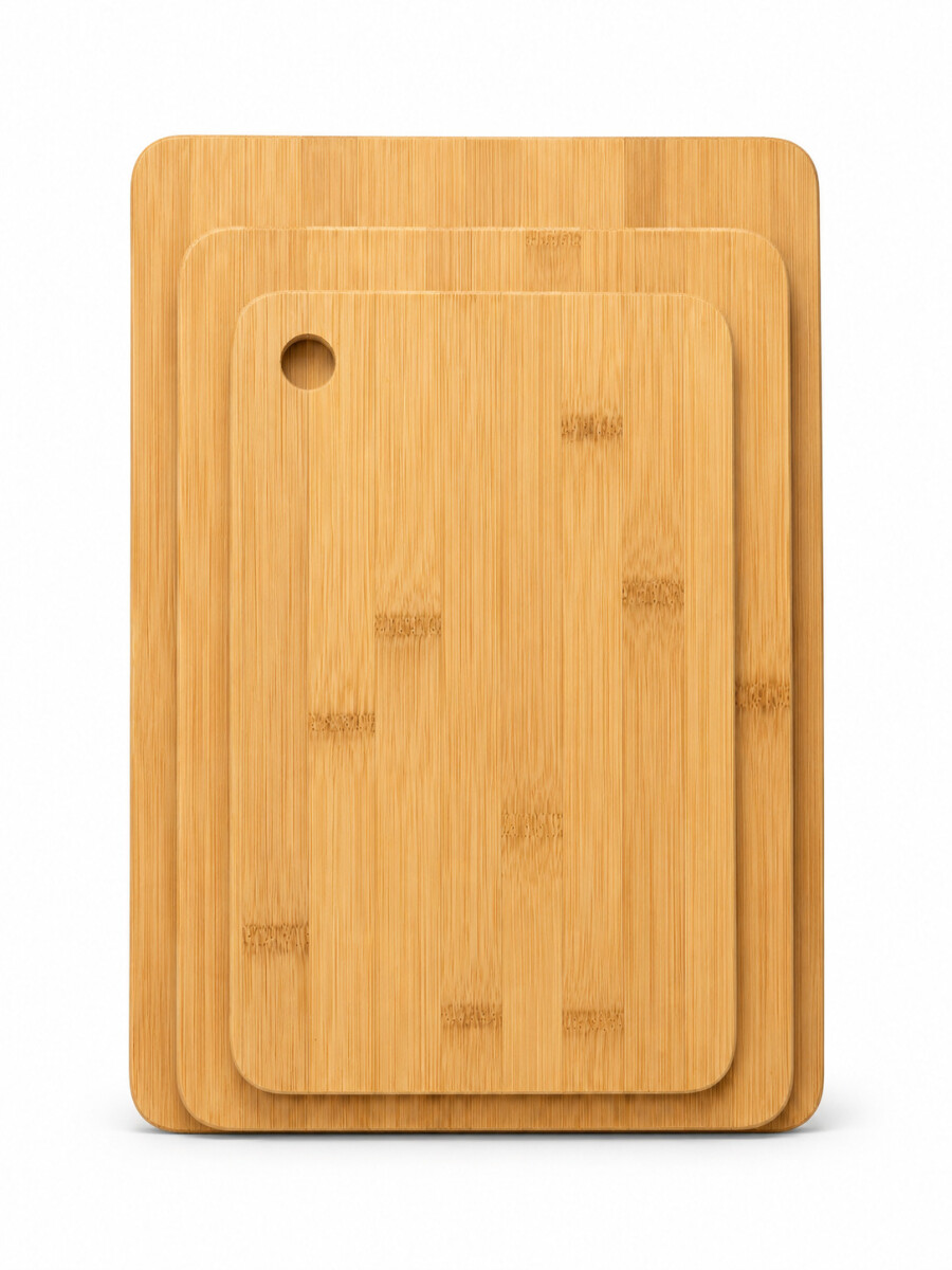 TABLAS DE BAMBU SET X 3 - MADERA 