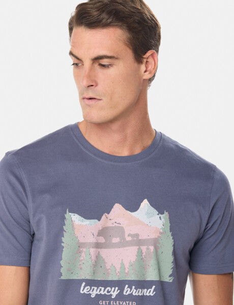 REMERA ESTAMPADA Lila