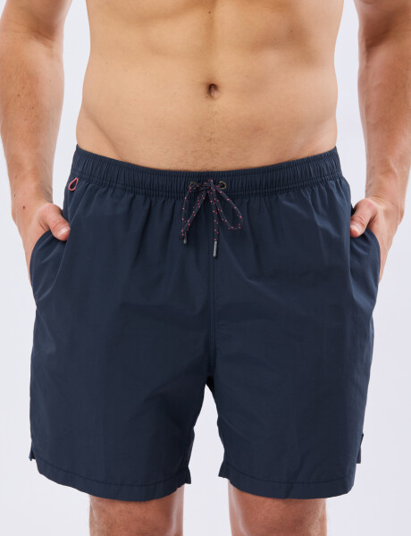 SHORT DE BAÑO LISO Azul