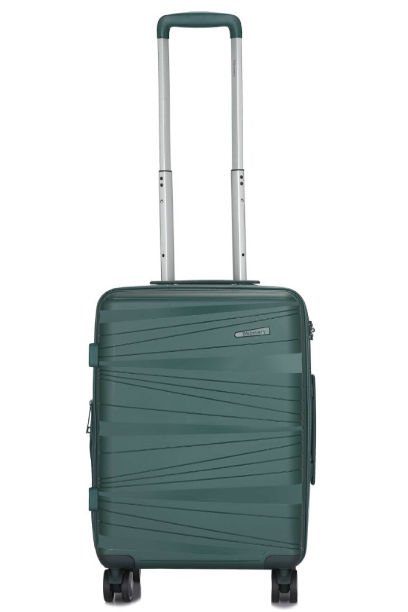Valija rígida Discovery - chica 20" Verde