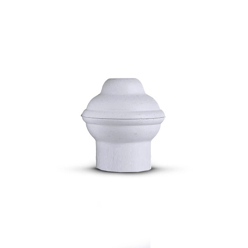 Barrote Cortina Palo de Metal 2,50m 28mm + 2 soportes Blanco BLANCO