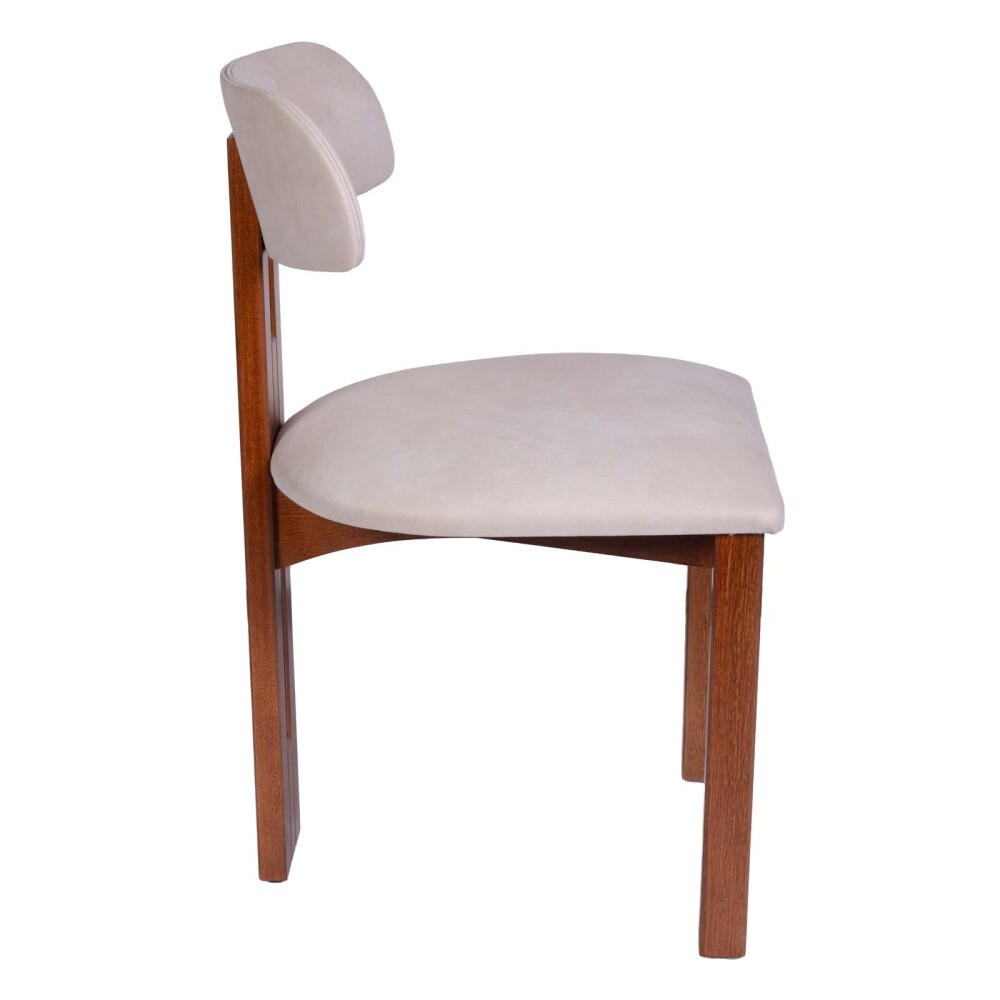 SILLA DE COMEDOR EUCALIPTO MARRON DORIA