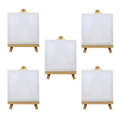Atril con lienzo 8x15cm lienzo 10x10cm Atril Con Lienzo 8x15cm Lienzo 10x10cm