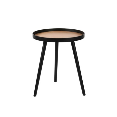 MESA AUXILIAR NEGRO/BEIGE Unica