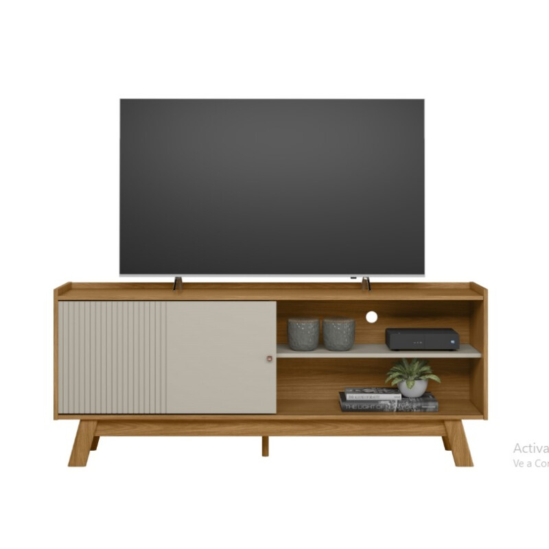 Rack para TV hasta 65″ AURUM Color Nature Off White Rack para TV hasta 65″ AURUM Color Nature Off White