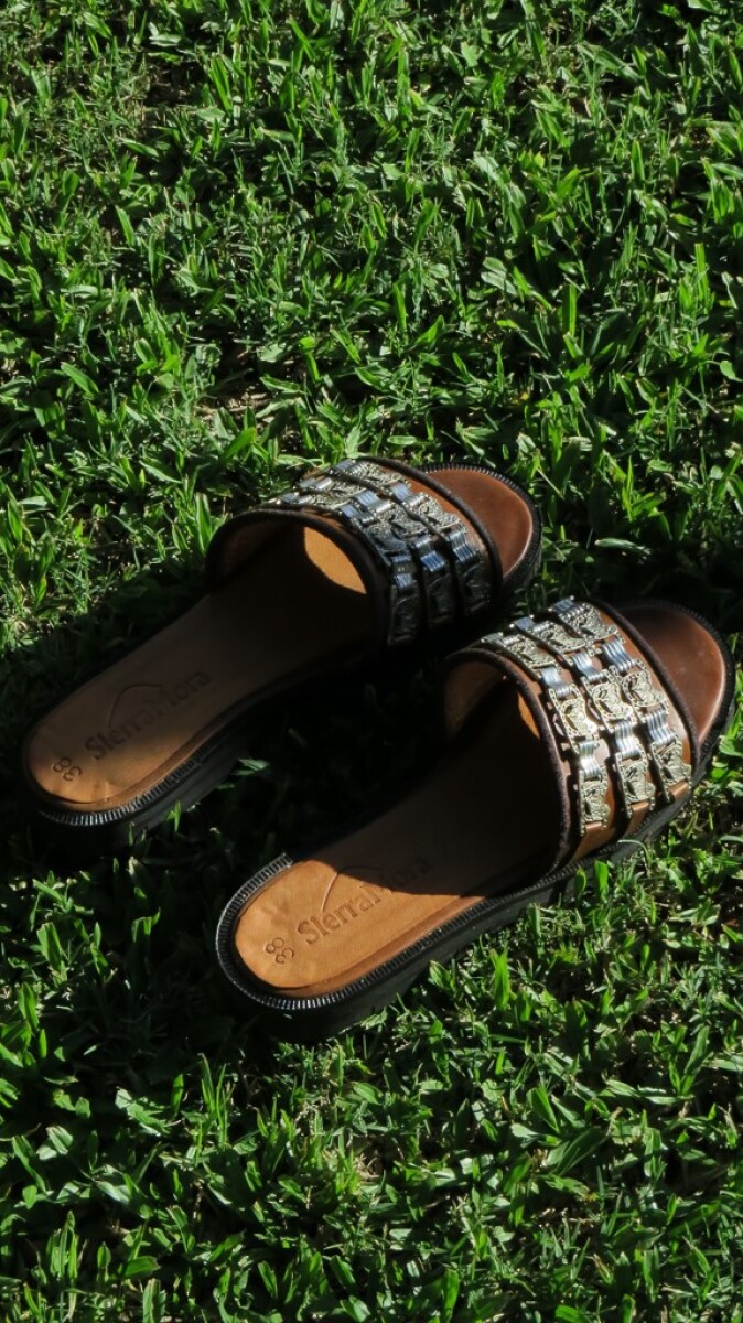 Chain Sandal - Chocolate 