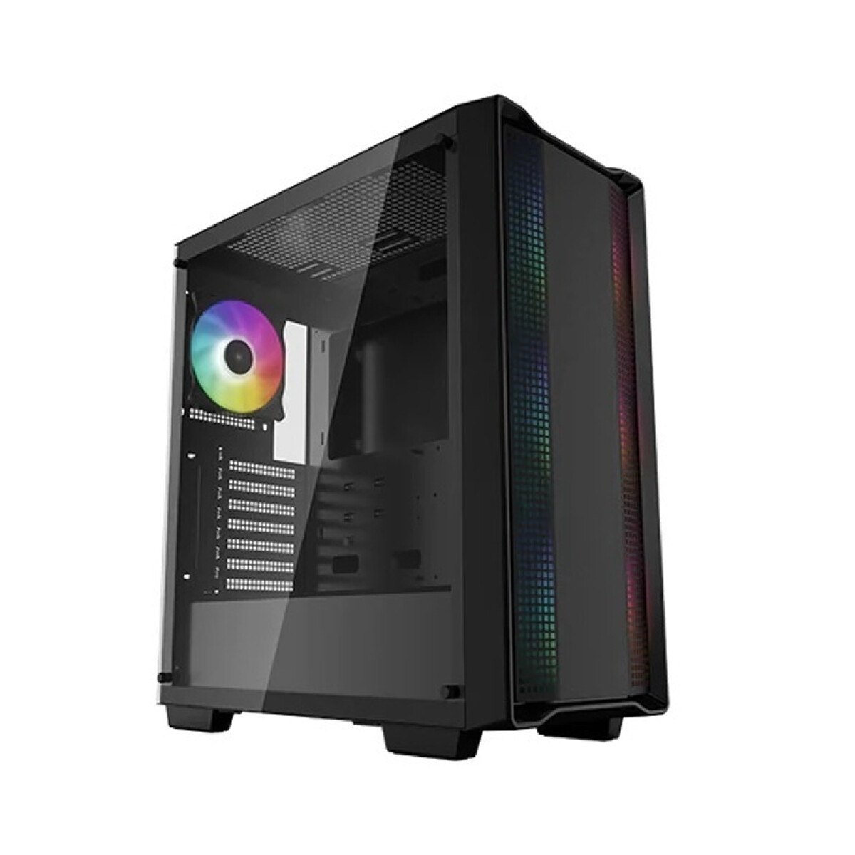 Gabinete Deepcool CC560 V2 ARGB. 4 fans ARGB de 120 mm 