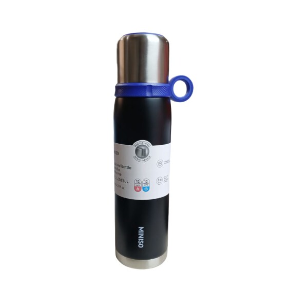 Termo bicolor 600ml negro