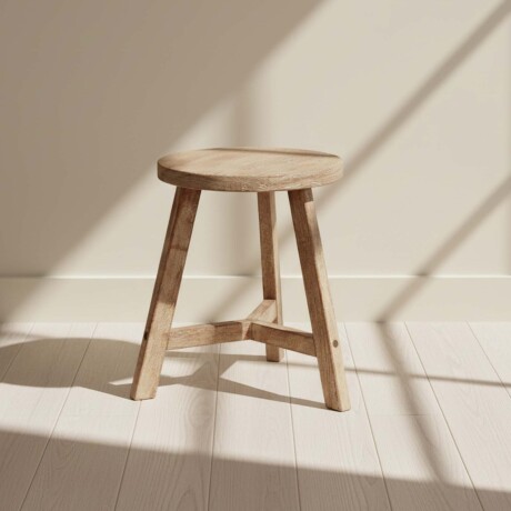 MESA AUXILIAR MADERA NATURAL-BEIGE OZZY NATURAL