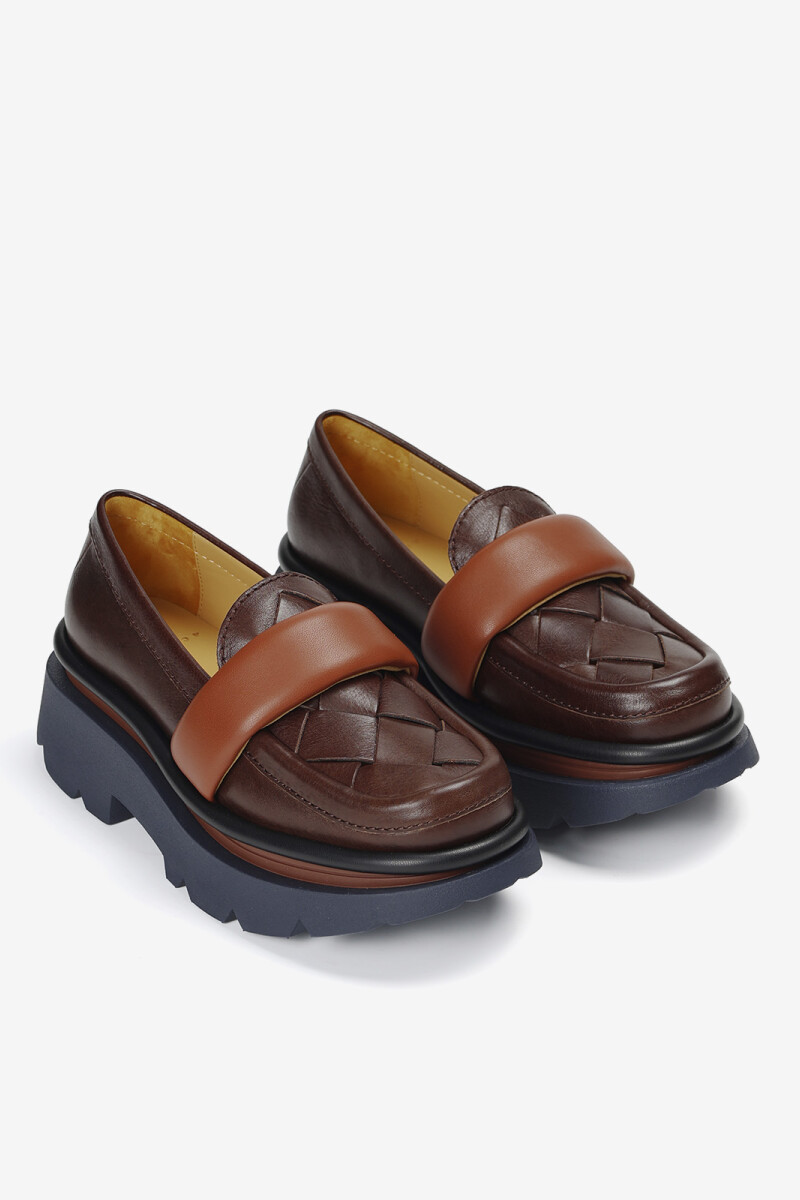 MOCASIN CRUNCH ANANA Marron