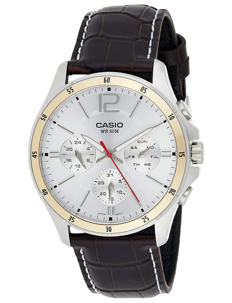 Reloj Análogo Casio MTP-1374L Resistente Al Agua Dorado