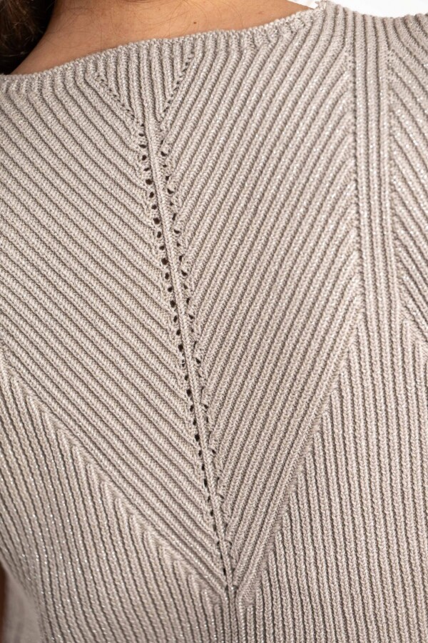 Chaleco Lurex Plata