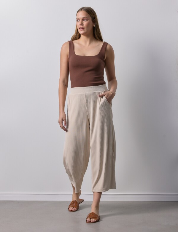 Capri Plisado BEIGE