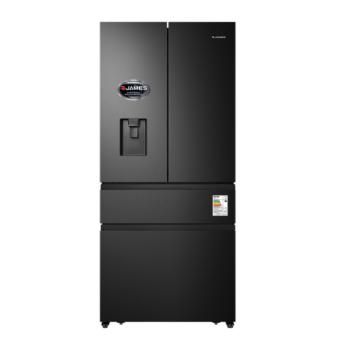 Heladera James Rj 455 Inverter French Door 421L Fti Kdd - NEGRO 