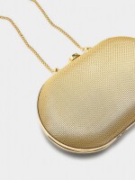 Clutch De Fiesta Ovalado dorado