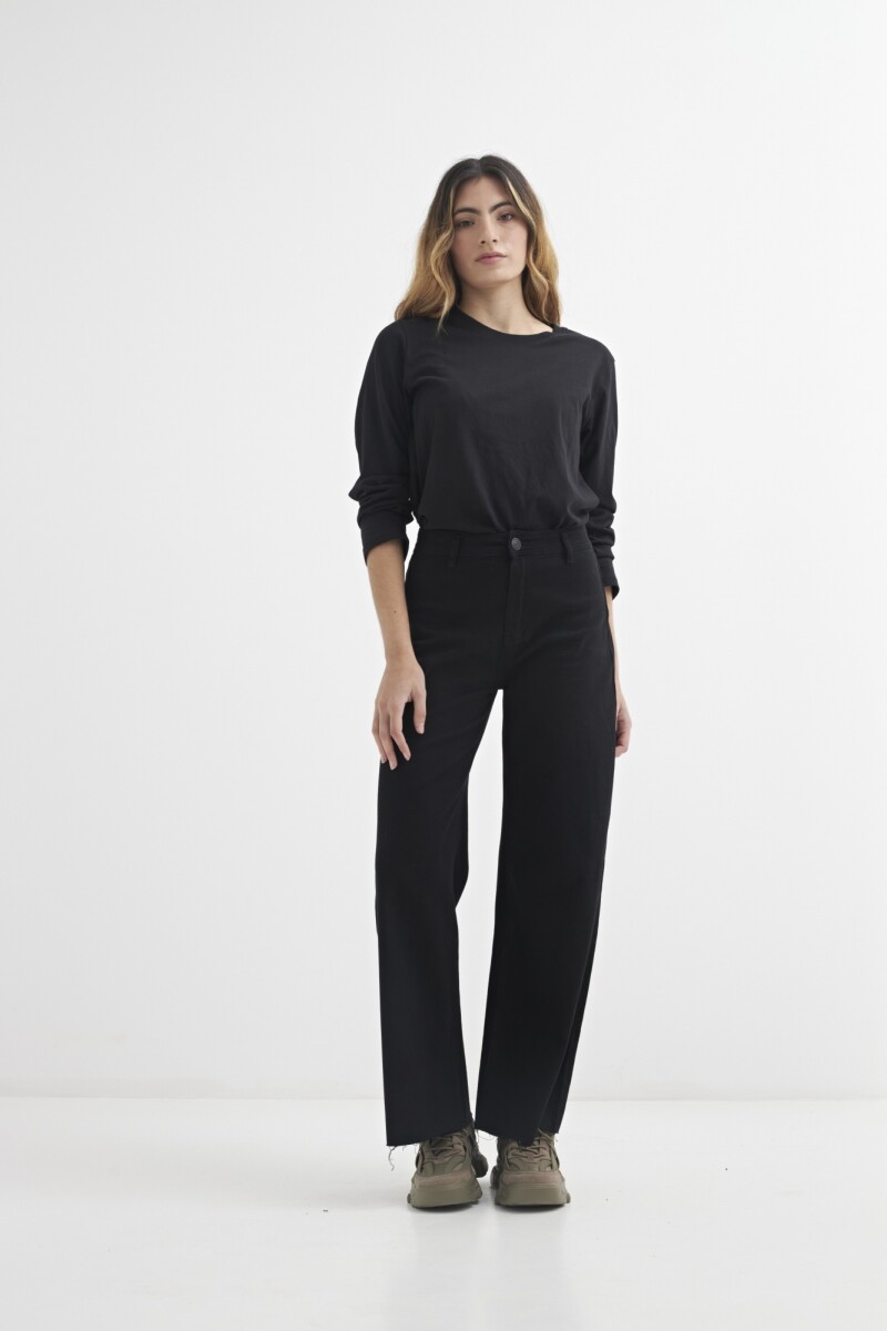 Jean Wide Leg - Negro 