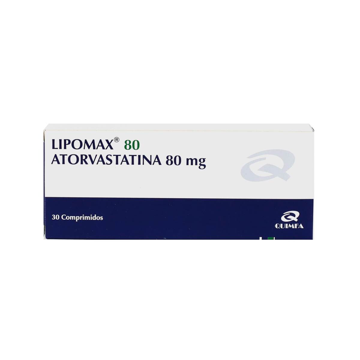 LIPOMAX 80 MG. CJ X 30 COMPRIMIDOS 