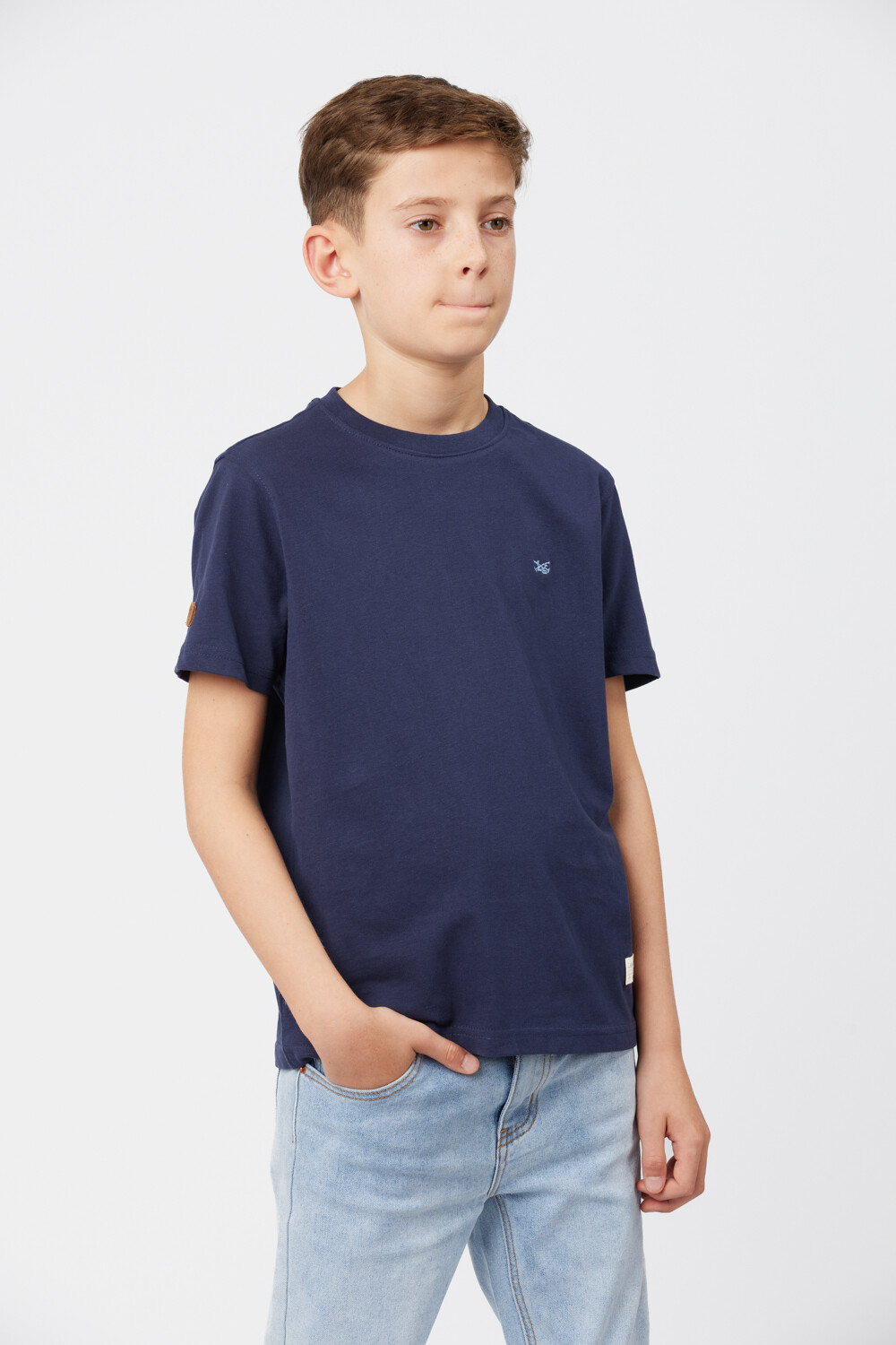 REMERA BÁSICA DE ALGODÓN Azul