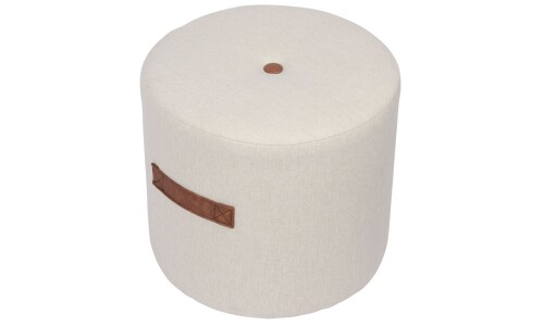 Puff IVAN Tapizado Beige