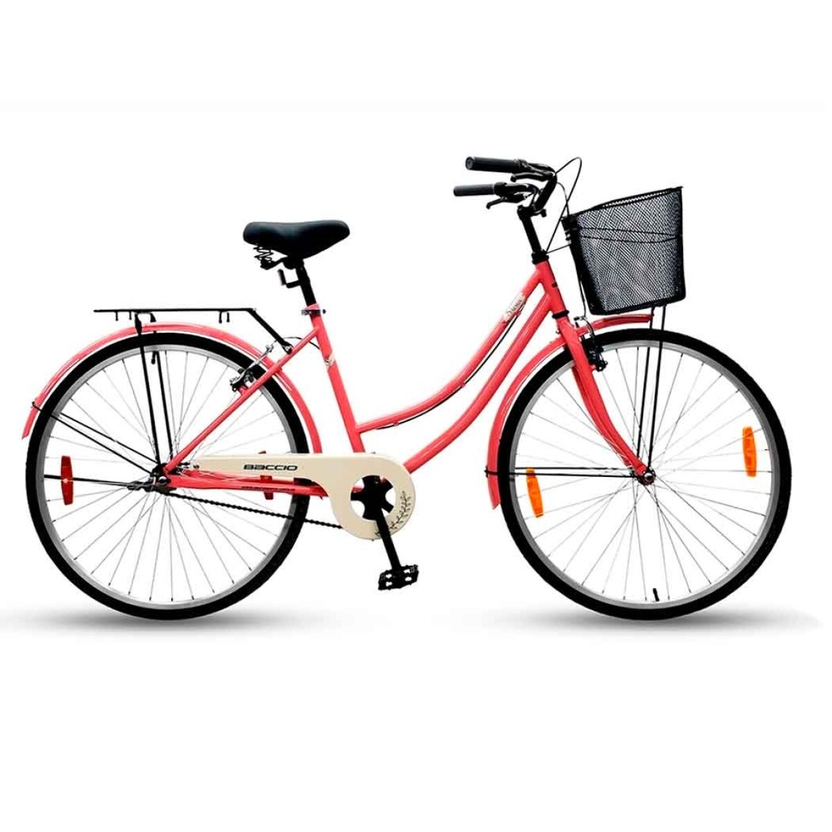 Bicicleta Baccio Modelo Siena Rodado 26 Color Salmón 