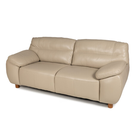 Sofá Romano - Cuero Básico - 3 cuerpos 519 (Beige)