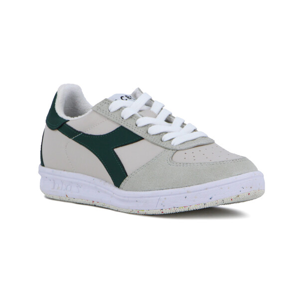 Championes Casuales Diadora B.elite Acbc Unisex Blanco-verde