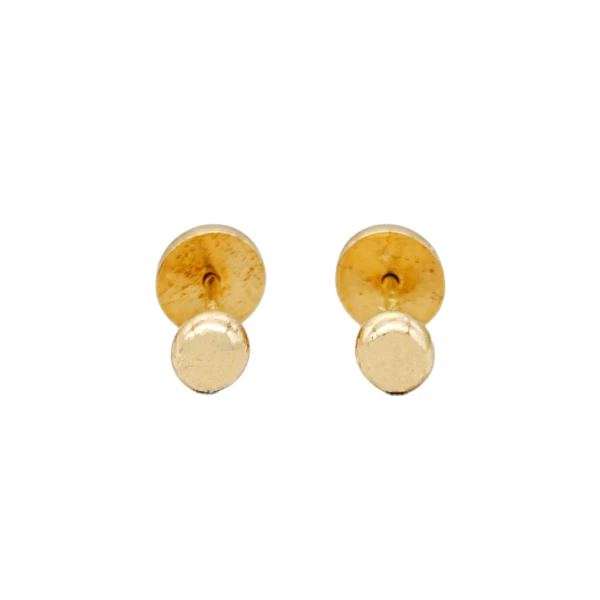 Abridores Bolitas-Oro Bajo-Sin Piedra-AB8015 sinpiedra