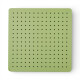 Panel perforado pegboard metálico organizador de pared 40x40 cm – Multiuso para el hogar Verde