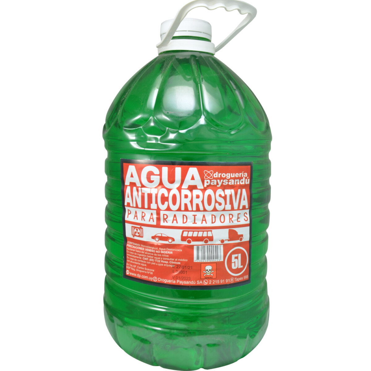 Agua Anticorrosiva para Radiadores 5 L 