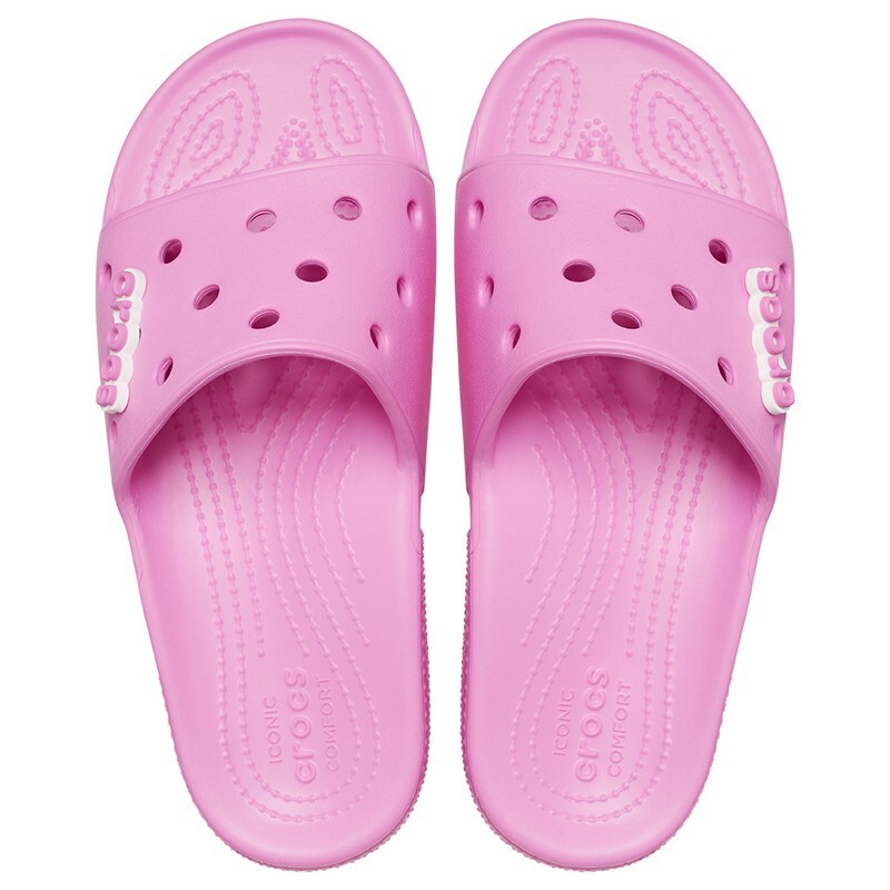 Ojotas Crocs Classic Slide Rosa