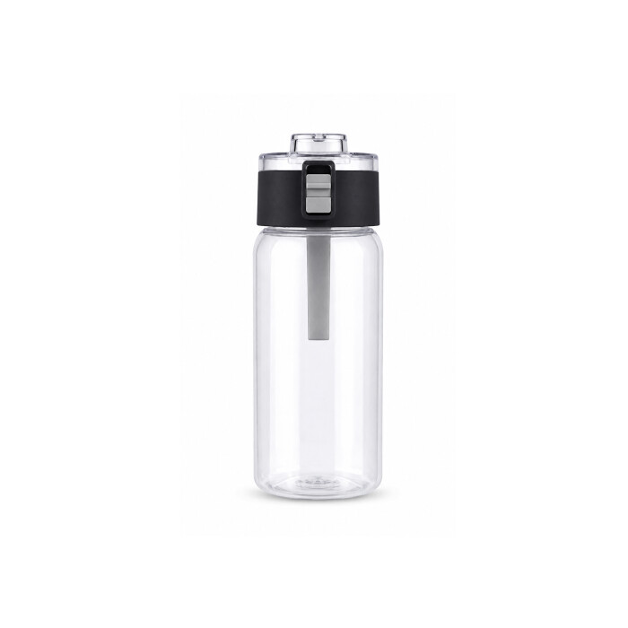 Botella Transparente 550mL Black