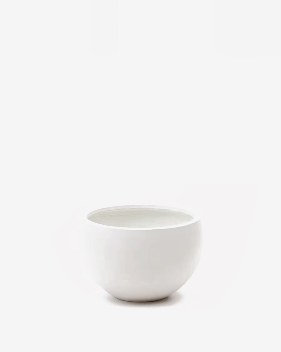 Macetero Grau de cemento blanco Ø 56 cm Macetero Grau de cemento blanco Ø 56 cm