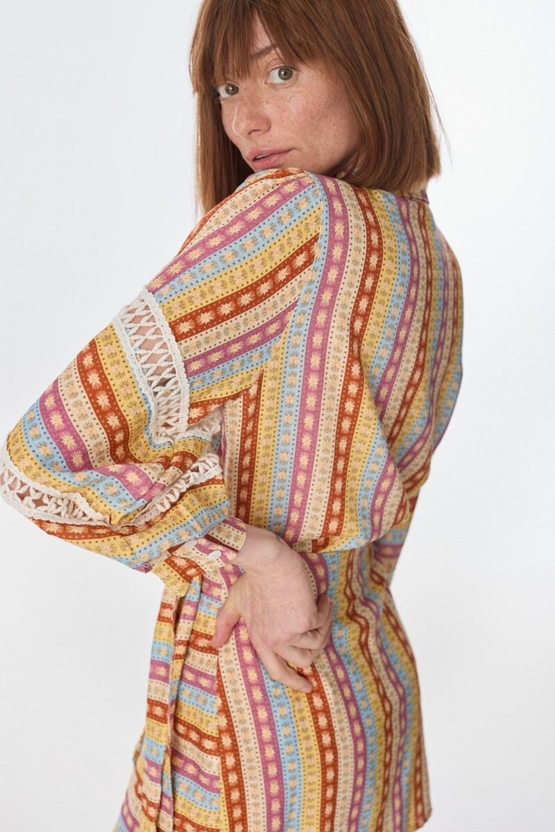 Camisa Hibisco Estampa Lotos