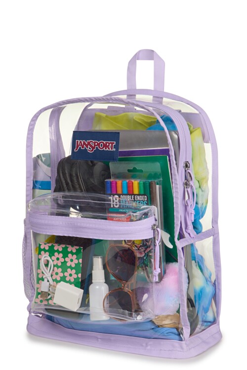 MOCHILA CLEAR PACK PASTEL LILAC