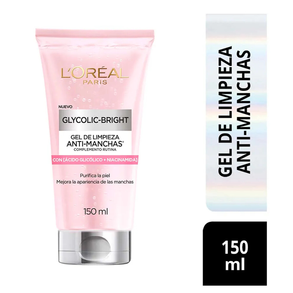 Gel De Limpieza L'Oréal Paris Glycolic Bright 150ml 